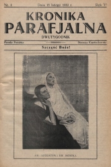 Kronika Parafjalna : dwutygodnik. 1933, nr 4 |PDF|