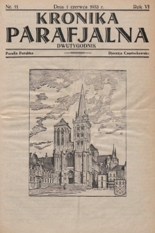 Kronika Parafjalna : dwutygodnik. 1933, nr 11 |PDF|
