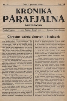 Kronika Parafjalna : dwutygodnik. 1933, nr 18 |PDF|