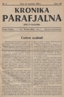 Kronika Parafjalna : dwutygodnik. 1934, nr 2 |PDF|