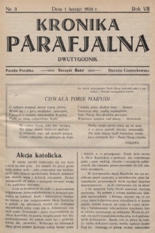 Kronika Parafjalna : dwutygodnik. 1934, nr 3 |PDF|