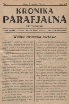 Kronika Parafjalna : dwutygodnik. 1934, nr 6 |PDF|