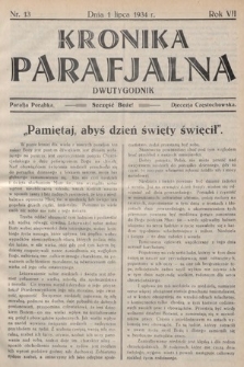 Kronika Parafjalna : dwutygodnik. 1934, nr 13 |PDF|