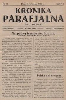 Kronika Parafjalna : dwutygodnik. 1934, nr 16 |PDF|