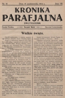 Kronika Parafjalna : dwutygodnik. 1934, nr 18 |PDF|
