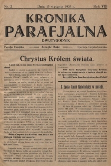 Kronika Parafjalna : dwutygodnik. 1935, nr 2 |PDF|