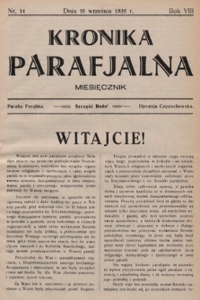 Kronika Parafjalna : dwutygodnik. 1935, nr 14 |PDF|