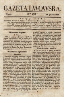 Gazeta Lwowska. 1840, nr 153