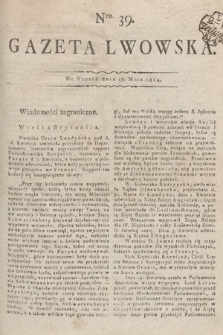 Gazeta Lwowska. 1814, nr 39