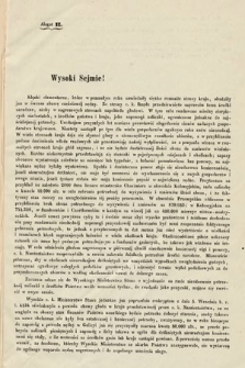 [Kadencja I, sesja III, al. 2] Alegaty do Sprawozdań Stenograficznych z Trzeciej Sesyi Sejmu Galicyjskiego z roku 1865-1866. Alegat 2