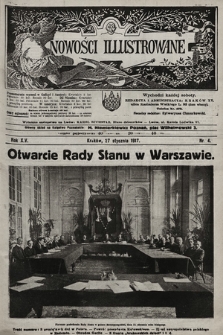 Nowości Illustrowane. 1917, nr 4 |PDF|