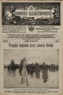 Nowości Illustrowane. 1918, nr 6 |PDF|