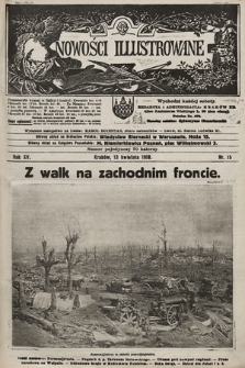 Nowości Illustrowane. 1918, nr 15 |PDF|