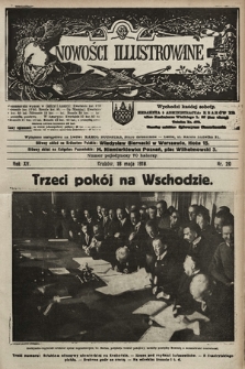 Nowości Illustrowane. 1918, nr 20 |PDF|