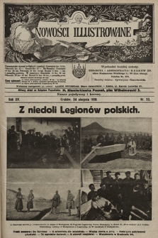 Nowości Illustrowane. 1918, nr 33 |PDF|