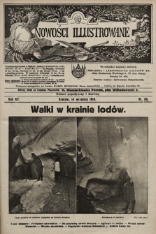 Nowości Illustrowane. 1918, nr 36 |PDF|