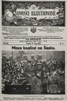 Nowości Illustrowane. 1919, nr 11 |PDF|