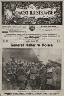 Nowości Illustrowane. 1919, nr 18 |PDF|