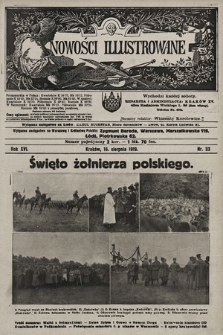 Nowości Illustrowane. 1919, nr 33 |PDF|