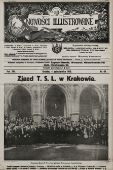 Nowości Illustrowane. 1919, nr 40 |PDF|