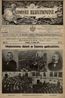 Nowości Illustrowane. 1914, nr 8 |PDF|