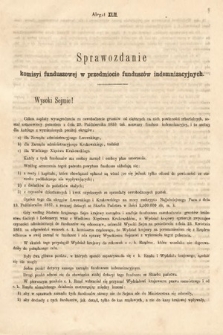 [Kadencja I, sesja III, al. 42] Alegaty do Sprawozdań Stenograficznych z Trzeciej Sesyi Sejmu Galicyjskiego z roku 1865-1866. Alegat 42