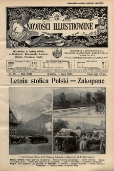 Nowości Illustrowane. 1925, nr 28 |PDF|