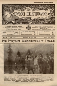 Nowości Illustrowane. 1925, nr 29 |PDF|