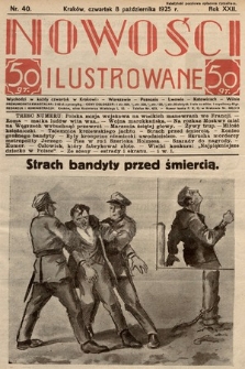 Nowości Ilustrowane. 1925, nr 40 |PDF|