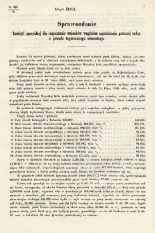 [Kadencja I, sesja III, al. 48] Alegaty do Sprawozdań Stenograficznych z Trzeciej Sesyi Sejmu Galicyjskiego z roku 1865-1866. Alegat 48