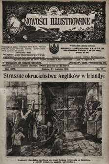 Nowości Illustrowane. 1921, nr 17 |PDF|