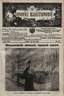 Nowości Illustrowane. 1921, nr 30 |PDF|