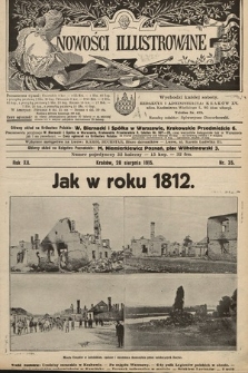 Nowości Illustrowane. 1915, nr 35 |PDF|