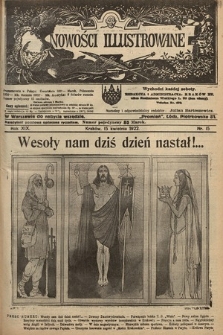 Nowości Illustrowane. 1922, nr 15 |PDF|