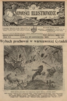 Nowości Illustrowane. 1923, nr 42 |PDF|