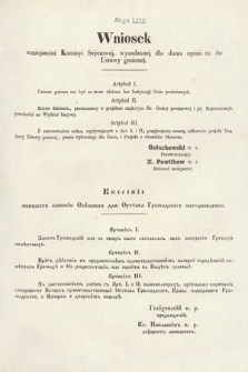 [Kadencja I, sesja III, al. 72] Alegaty do Sprawozdań Stenograficznych z Trzeciej Sesyi Sejmu Galicyjskiego z roku 1865-1866. Alegat 72