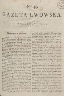 Gazeta Lwowska. 1814, nr 48