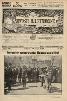 Nowości Illustrowane. 1924, nr 20 |PDF|