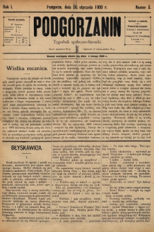 Podgórzanin : tygodnik społeczno-literacki. 1900, nr 5 |PDF|