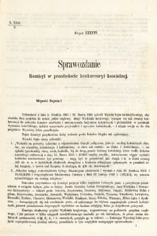 [Kadencja I, sesja III, al. 86] Alegaty do Sprawozdań Stenograficznych z Trzeciej Sesyi Sejmu Galicyjskiego z roku 1865-1866. Alegat 86