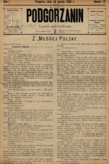 Podgórzanin : tygodnik społeczno-literacki. 1900, nr 12 |PDF|