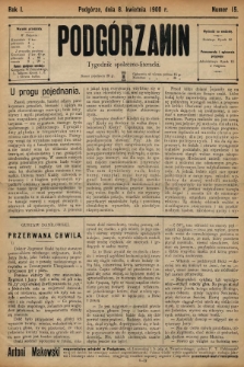 Podgórzanin : tygodnik społeczno-literacki. 1900, nr 15 |PDF|