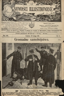 Nowości Illustrowane. 1911, nr 8 |PDF|