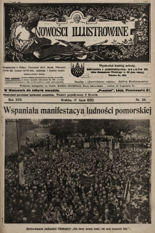 Nowości Illustrowane. 1920, nr 29 |PDF|