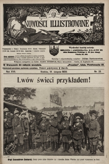 Nowości Illustrowane. 1920, nr 33 |PDF|