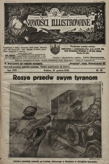 Nowości Illustrowane. 1920, nr 51 |PDF|