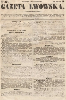 Gazeta Lwowska. 1854, nr 224