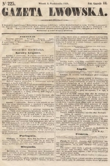 Gazeta Lwowska. 1854, nr 225