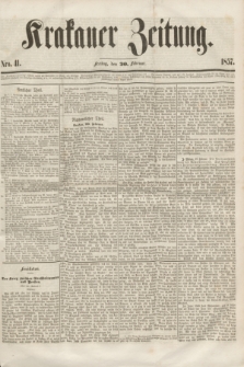 Krakauer Zeitung.[Jg.1], Nro. 41 (20 Februar 1857)