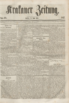 Krakauer Zeitung.[Jg.1], Nro. 118 (26 Mai 1857)